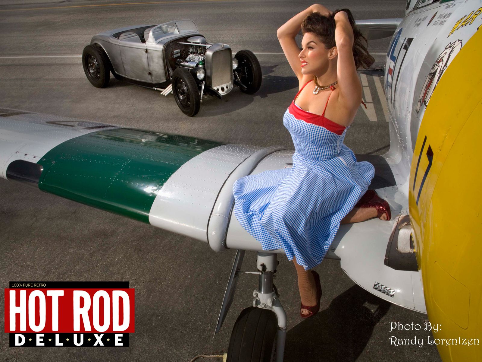 Girl and hot rod muscle car wallpaper like That girl and hot rod muscle car wallpaper this